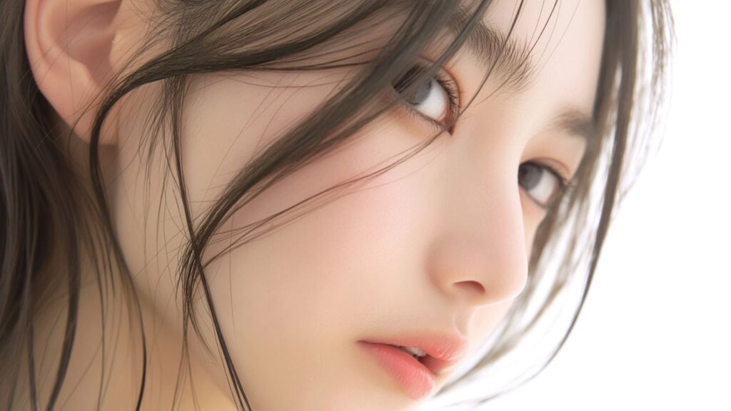 二重整形を受けた女性