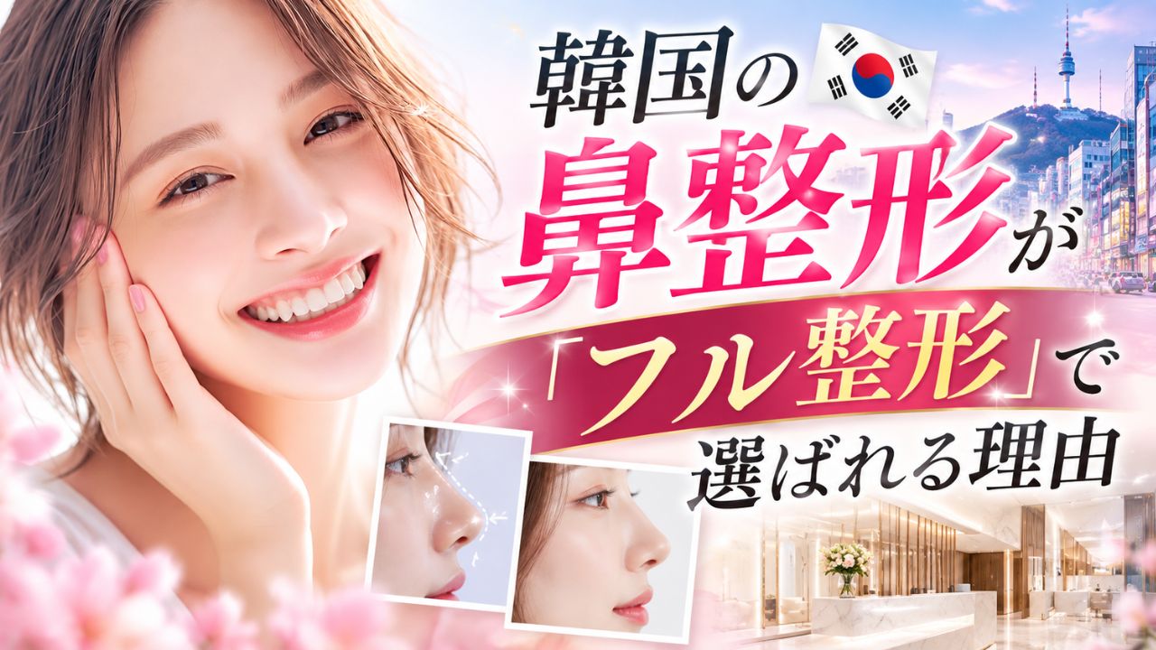 韓国の鼻整形が選ばれる理由